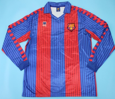 1991 92 Bar Home LONG SLEEVE soccer jersey